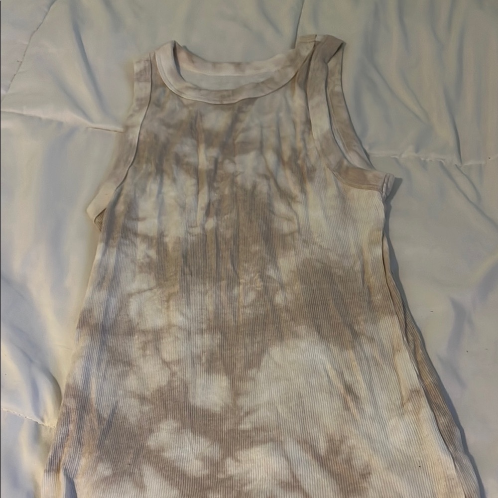 Sleeveless Tie-Dye Top